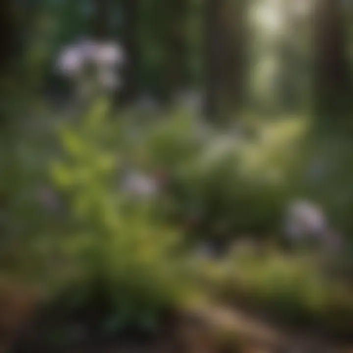 A selection of wildflower species, each labeled, to assist in identification and selection for bouquets.