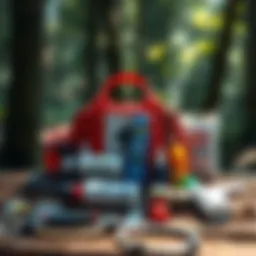 Essential items in a wildland first aid kit