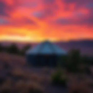 Harmony Between Yurts and the Bend Landscape Yurt surrounded by stunning Bend landscape